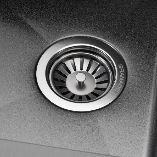Фото - Мийка кухонна GRANADO Galera S201 black textures