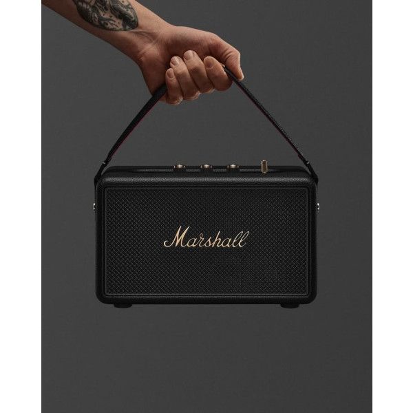 Фото - Портативна акустика Marshall Kilburn III Black and Brass (1007443)