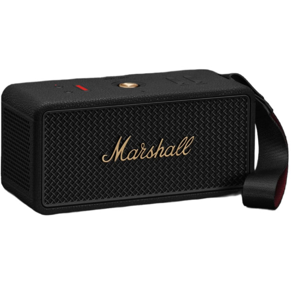 Фото - Уцінка - Портативна акустика Marshall Middleton II Black and Brass (1007428)