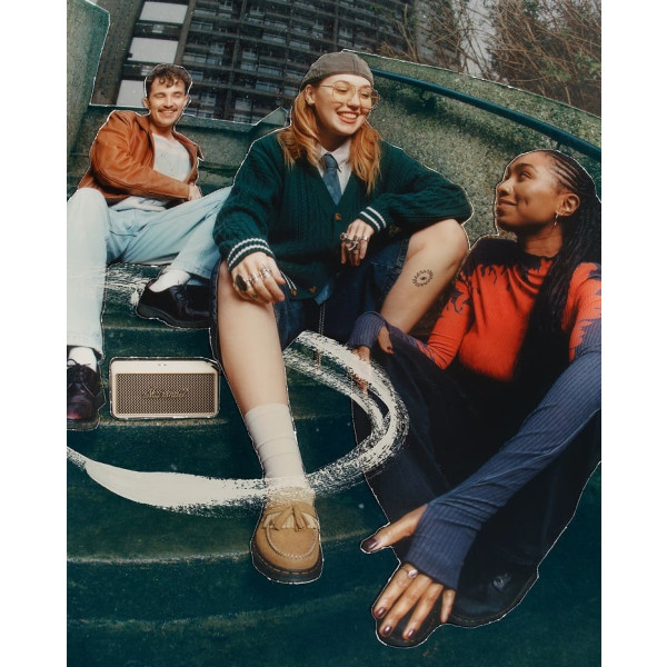 Фото - Портативна акустика Marshall Middleton II Cream (1007429)