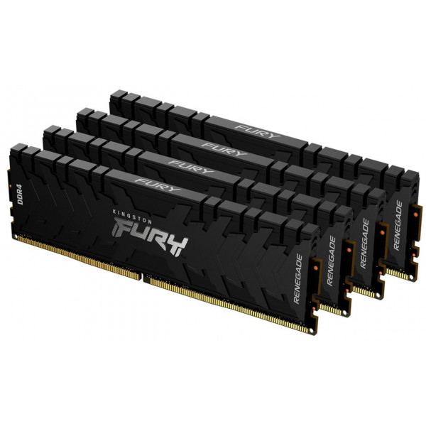 Фото - Память DDR Kingston FuryRenegade Black DDR4-3600 128GB (4x32GB) CL18-22-22 1.35V XMP (KF436C18RB2K4/128)