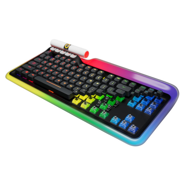 Фото - Клавиатура проводная игровая Hyte KEEB TKL RGB Plexi ENG Hot Swap (KB-HYTE-KEEB)