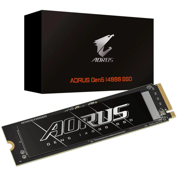 Фото - SSD-накопичувач внутрішній Gigabyte AORUS Gen5 14000 2TB M.2 2280 PCIe 5.0 x4 NVMe (AG514K2TB)