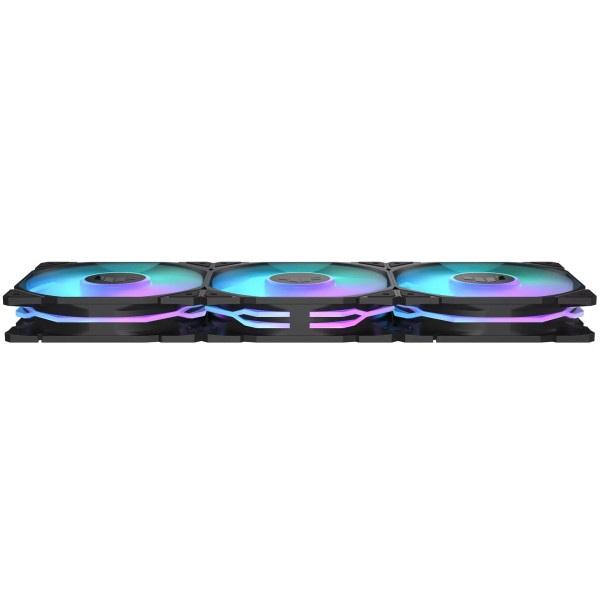 Фото - Корпусний вентилятор Asus TUF Gaming TR120 ARGB Reverse Triple Pack Black (90DA00D0-B09020)