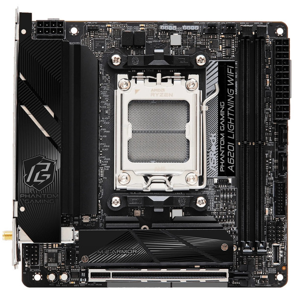 Фото - Материнська плата ASRock A620I LIGHTNING WIFI DDR5