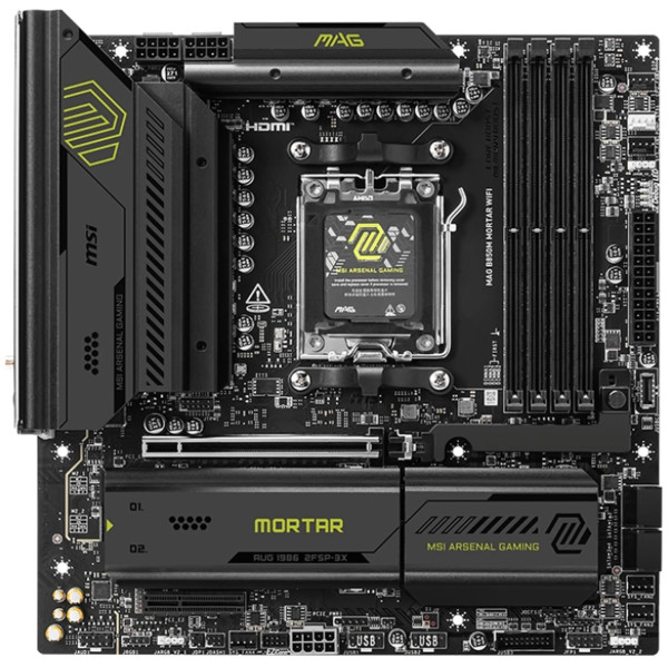 Фото - Материнська плата MSI MAG B850M Mortar WiFi DDR5