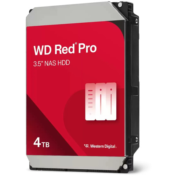 Фото - Жорсткий диск внутрішній WD Red Pro NAS 4TB 7200 rpm 256 MB 3.5' SATA III (WD4005FFBX)