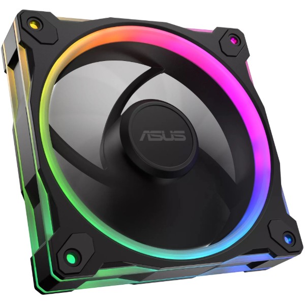 Фото - Корпусный вентилятор Asus PRIME MR120 REVERSE ARGB BLACK (90DA00L0-B09000)