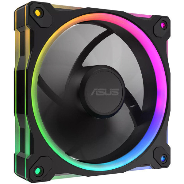 Фото - Уценка - Корпусный вентилятор Asus PRIME MR120 REVERSE ARGB BLACK 3IN1 (90DA00L0-B09020)