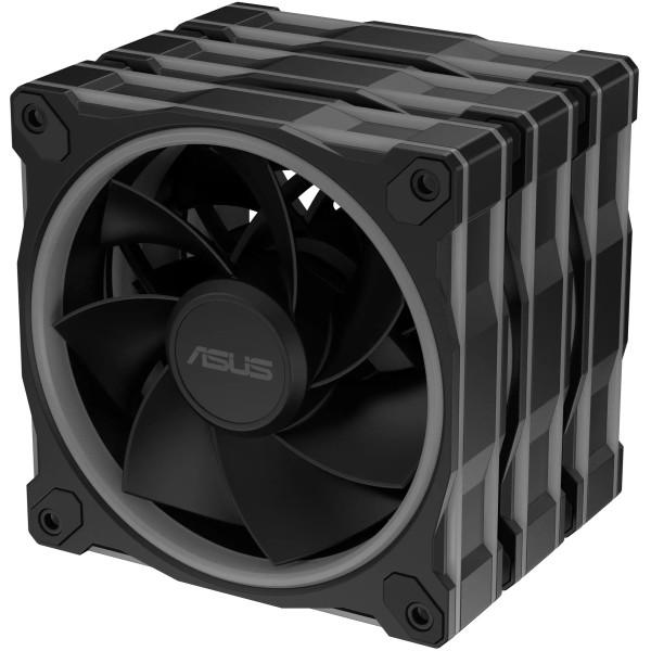 Фото - Уценка - Корпусный вентилятор Asus PRIME MR120 REVERSE ARGB BLACK 3IN1 (90DA00L0-B09020)