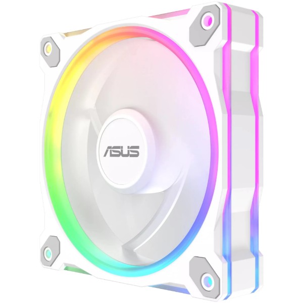 Фото - Корпусный вентилятор Asus PRIME MR120 REVERSE ARGB WHITE 3IN1 (90DA00L3-B09020)