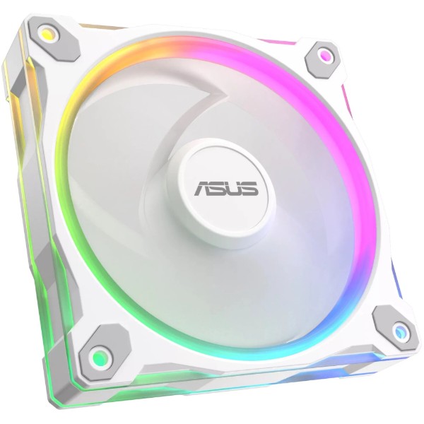 Фото - Корпусный вентилятор Asus PRIME MR120 REVERSE ARGB WHITE 3IN1 (90DA00L3-B09020)