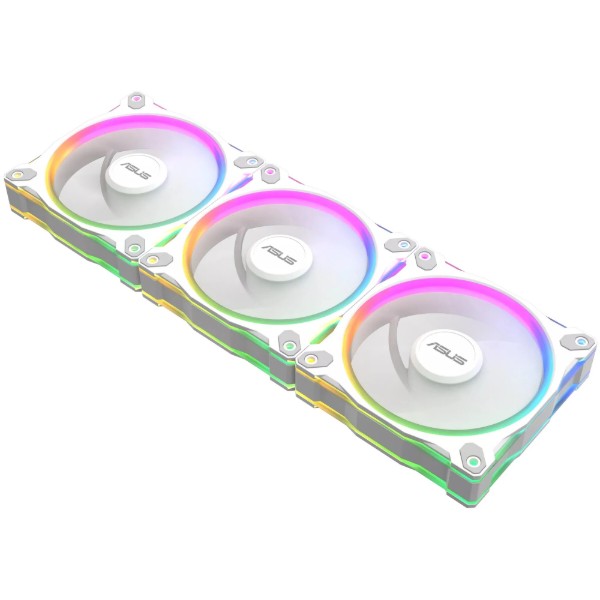 Фото - Корпусный вентилятор Asus PRIME MR120 REVERSE ARGB WHITE 3IN1 (90DA00L3-B09020)