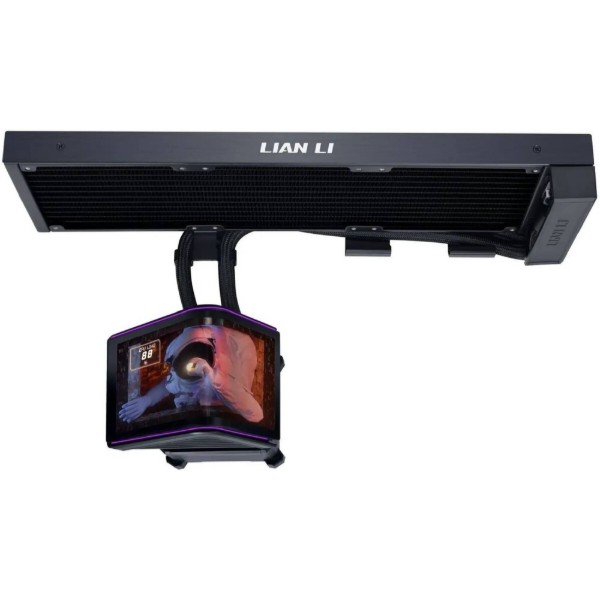 Фото - Водяная система охлаждения Lian Li Hydroshift II OLED Curved 360Fanless Black (G89.GHS2OLDC36NB.00)