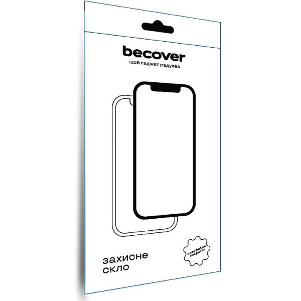 Фото - Захисне скло для смартфону BeCover for Poco C85 4G 10D Black (714367)