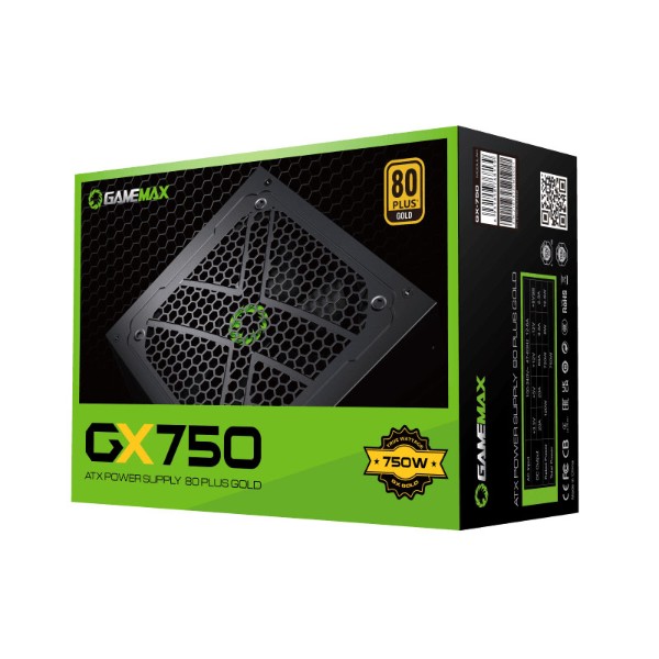 Фото - Блок питания для ПК Gamemax 750W 80 Gold (GX-750 Modular)