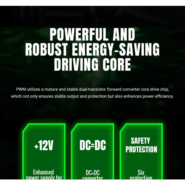 Фото - Блок живлення для ПК Gamemax 550W (GE-550)