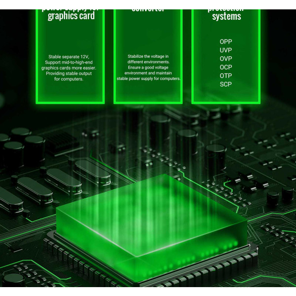 Фото - Блок живлення для ПК Gamemax 550W (GE-550)