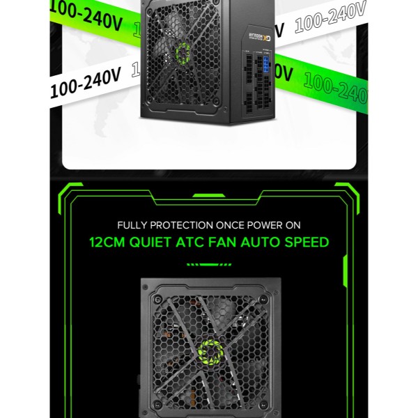 Фото - Блок питания для ПК Gamemax 750W 80 Gold (GX-750 Modular)
