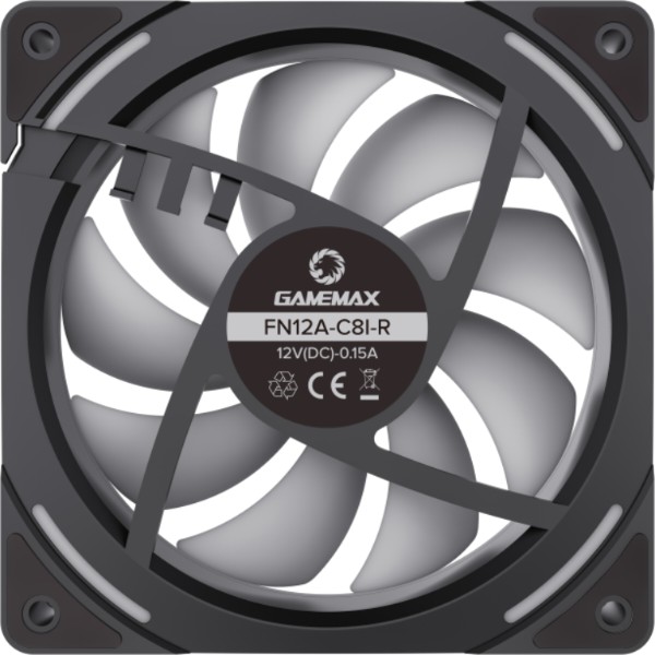 Фото - Корпусный вентилятор Gamemax KF300 BK