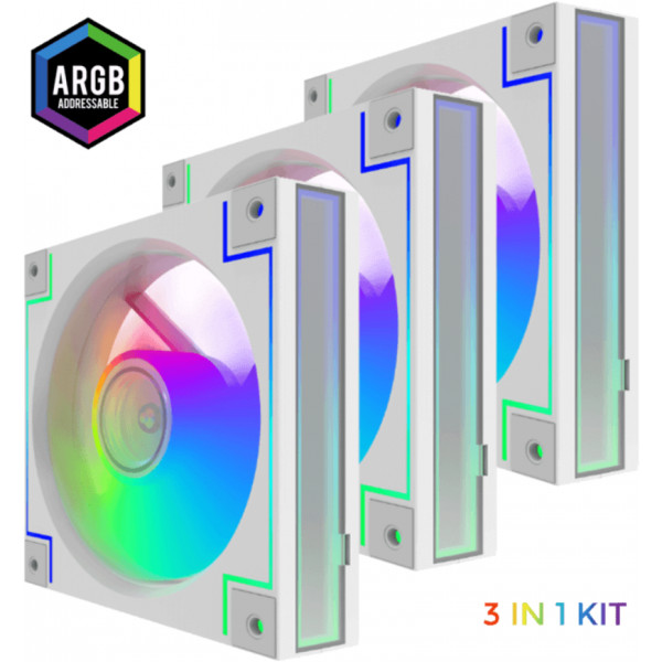 Фото - Корпусный вентилятор Gamemax RD300 WH