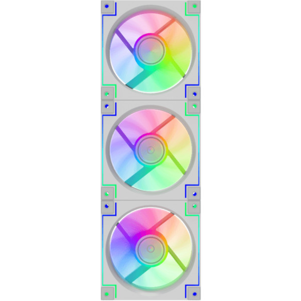 Фото - Корпусный вентилятор Gamemax RD300 WH