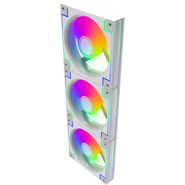 Фото - Корпусный вентилятор Gamemax RD300 WH