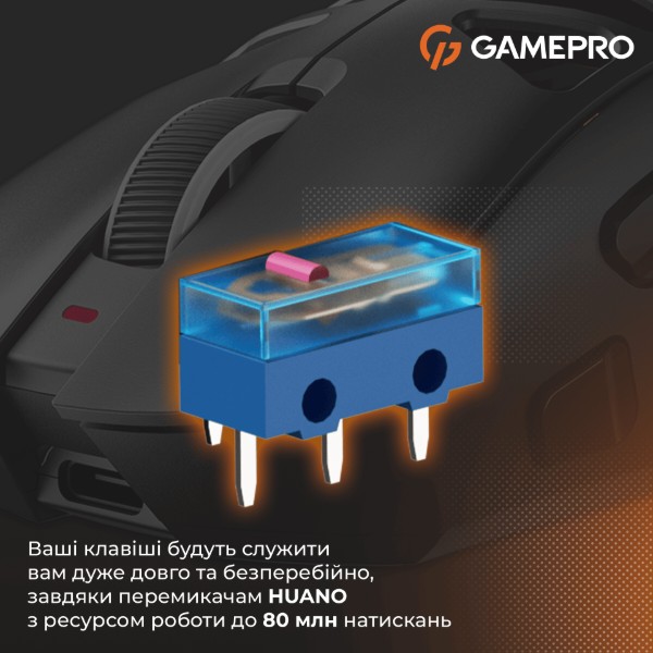 Фото - Миша бездротова ігрова GamePro Genesis Hollow (GM870HB)
