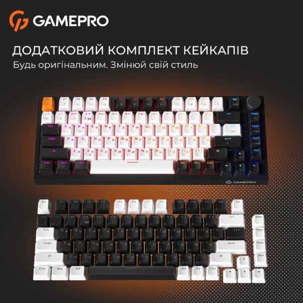 Фото - Клавиатура проводная игровая GamePro MK160 V2 Warden QLAB Sakura Black (MK160-V2-B-QS)