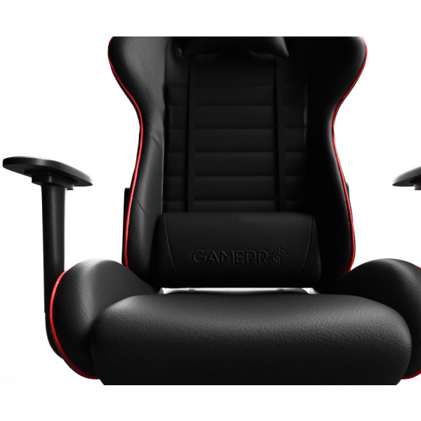 Фото - Кресло для геймеров GamePro Rush Black-Red (GC-575-Black-Red)