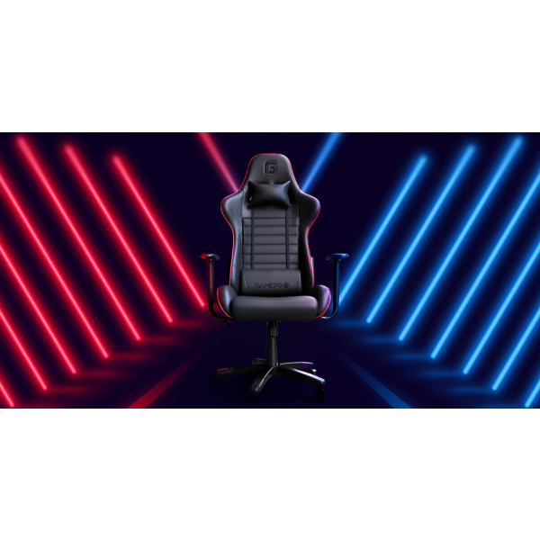 Фото - Кресло для геймеров GamePro Rush Black-Red (GC-575-Black-Red)