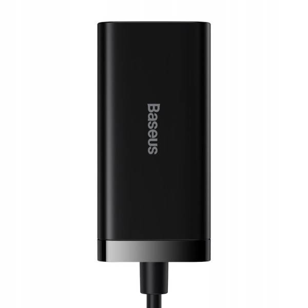 Фото - Мережевий зарядний пристрій Baseus GaN3 Pro Desktop Fast Charger 2U+2C 100W EU Black (CCGP000101)