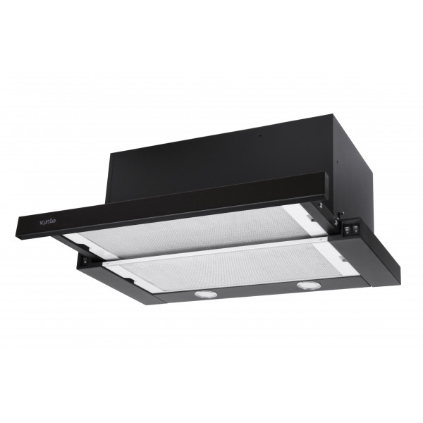 Фото - Вытяжка встраиваемая Ventolux GARDA 60 BK (1300) SMD LED