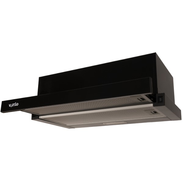 Фото - Вытяжка встраиваемая Ventolux GARDA 60 BK (700) LED 2S