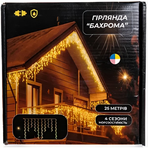 Фото - Гирлянда бахрома GarlandoPro 405 LED 25 м (25MBML)