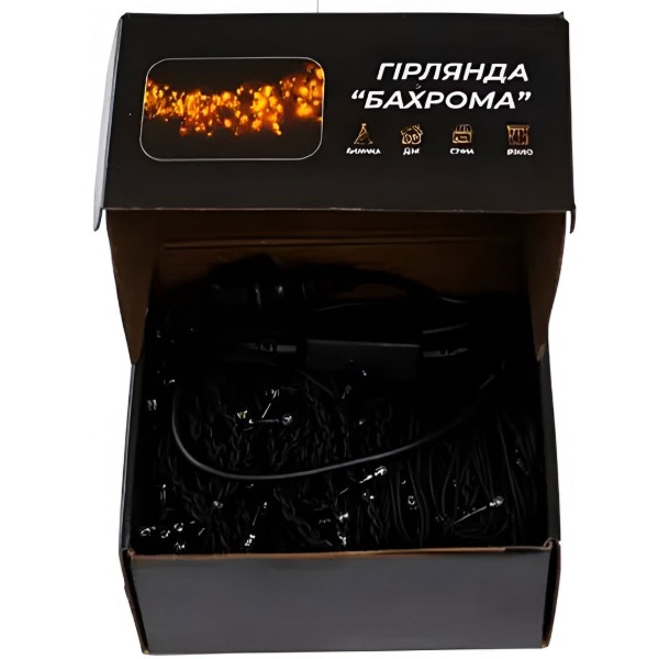Фото - Гирлянда бахрома GarlandoPro 405 LED 25 м (25MBW)