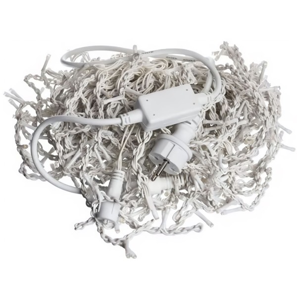 Фото - Гірлянда бахрома GarlandoPro Гірлянда Бахрома вулична 405 LED 25 м від мережі біла нитка, жовтий GarlandoPro 25MWY Фото - Гірлянда бахрома GarlandoPro Гірлянда Бахрома вулична 405 LED 25 м від мережі біла нитка, жовтий GarlandoPro 25MWY