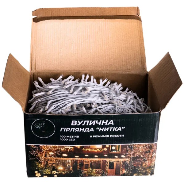 Фото - Гірлянда лінійна GarlandoPro 1000 LED 100 м (CF1000L100MWW)