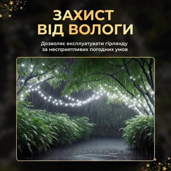 Фото - Гирлянда линейная GarlandoPro 500 LED 50 м (SB500L50MBW)