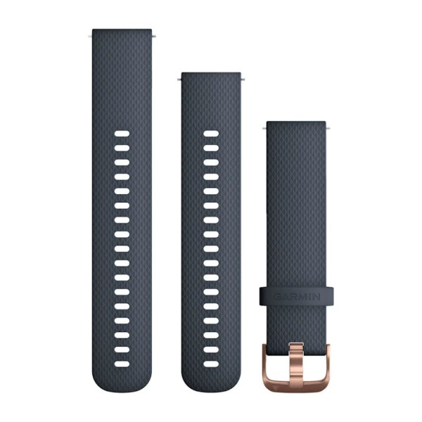 Фото - Ремінець для смарт-годинника Garmin vivoactive 3 Music, Band, Blue Granite/Rose Gold Band (010-12561-11)