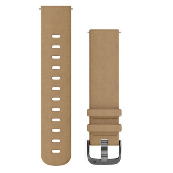 Фото - Ремінець для смарт-годинника Garmin vivomove HR Replacement Band, Tan Leather, One-size Leather Band (010-12691-04)