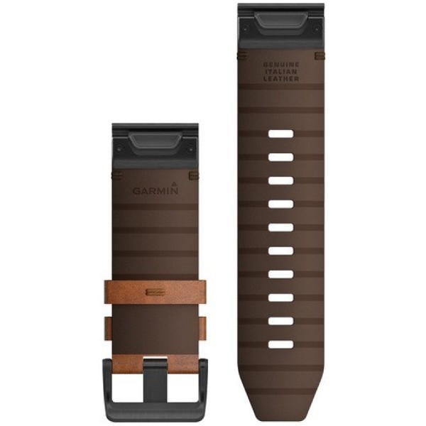 Фото - Ремешок для смарт-часов Garmin fenix 6X 26mm QuickFit Chestnut Leather Band (010-12864-05)