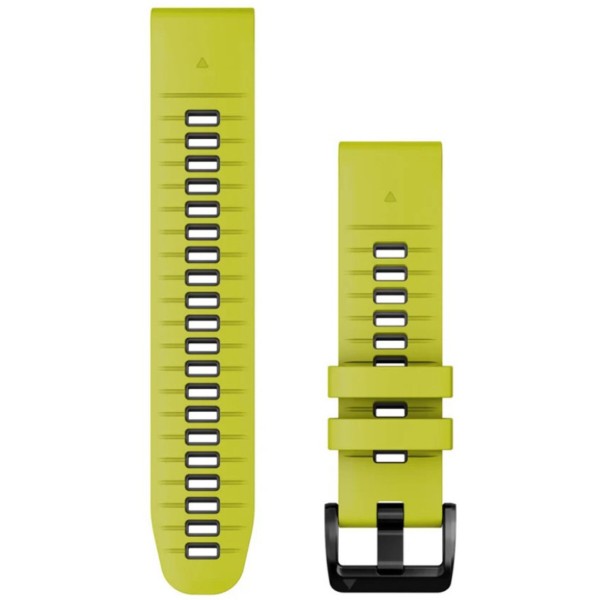 Фото - Ремінець для смарт-годинника Garmin epixPRO (g2),22mm QuickFit Lime/Grpht Silicon Bnd (010-13280-03)