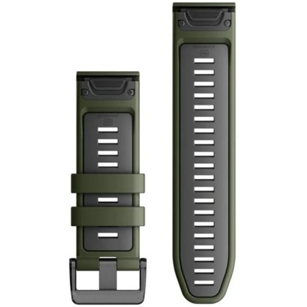 Фото - Ремінець для смарт-годинника Garmin epixPRO (g2),26mm QuickFit Moss/Grapht Silicon Bnd (010-13281-07)