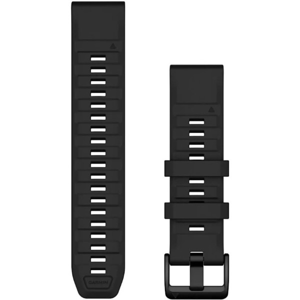 Фото - Ремінець для смарт-годинника Garmin fenix 8, 22mm, QF Black Silicone Band (010-13392-02)