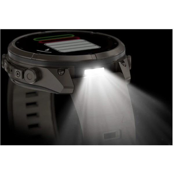 Фото - Смарт-часы Garmin fenix 9 Pro 47mm, Solar, inReach, Ti, PblGy/Silver Gray band (010-04338-01)