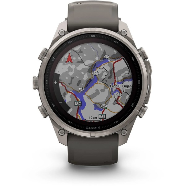 Фото - Смарт-часы Garmin fenix 9 Pro 47mm, Solar, inReach, Ti, PblGy/Silver Gray band (010-04338-01)