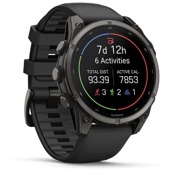 Фото - Смарт-часы Garmin fenix 9, 47mm, Carbon DLC, Black Band (010-04762-11)