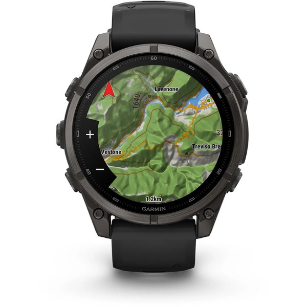 Фото - Смарт-часы Garmin fenix 9, 47mm, Carbon DLC, Black Band (010-04762-11)