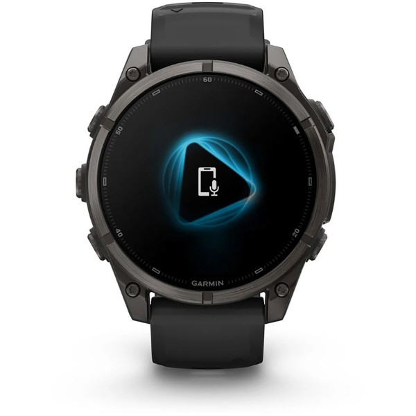 Фото - Смарт-часы Garmin fenix 9, 47mm, Carbon DLC, Black Band (010-04762-11)